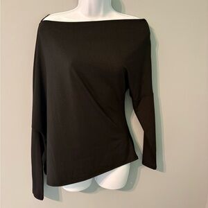 Elegant Black Off-Shoulder Women's Blouse